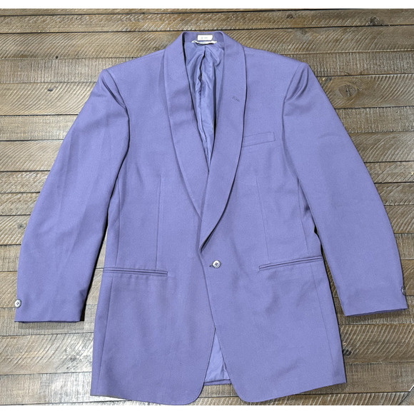 Other - Vintage Miami Vice By After Six Purple Tux Jacket - 38L